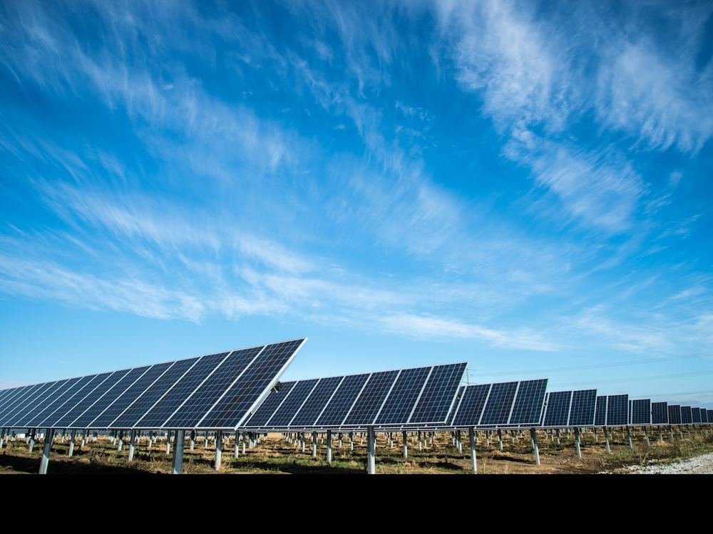 Solar module close up